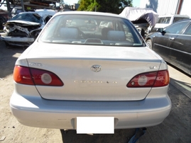 2001 TOYOTA COROLLA LE SILVER 1.8L AT Z17704